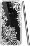 LG Aristo 4 Plus Case, LG Prime 2/LG Arena 2/LG Tribute Royal/Escape Plus/LG Journey LTE Case, Sidande Shockproof Clear Soft Flexible TPU Phone Case Cover (Mandala)