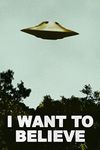 I Want to Believe Poster UFO Artwork Alien TV Retro 90s Poster Wall Decor Movie Poster The Truth is Out There I Believe Poster All Seasons Horror Movie Cool Wall Decor Art Print Poster 8x12