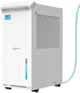 3,500 Sq.Ft Most Efficient Energy Star 2024 Dehumidifier, Vellgoo 35 Pint/Day Dehumidifier for Basement with Pump, Drain Hose, Intelligent Humidity Control, for Home Large Room