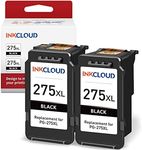 INKCLOUD Compatible Black Ink Cartridges Replacement for Canon PG-275 XL PG275 Black (4981C001) for Canon PIXMA TS3522 TS3520 TR4720 Printer (Black, 2Pack)