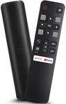 Gvirtue Universal Voice Remote Control for TCL-Android-TV-Remote, RC802V for TCL Smart TVs with Google Voice Function