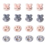 ND 16pcs Plush Cartoon Anti-Move Clamp Duvet Cover Clips Quilt Single Clip To Keep Duvet In Place Non-Slip Safety Cute Comforters Grippers Duvet Clips Quilt Sheet Clip Fasteners