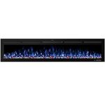 42 in /108cm Smart Electric Fireplaces Inserts, Remote & Touch Screen & APP Control, Recessed & Wall-Mounted Fireplace Heater with Thermostat,Multi-Color Flames…