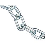 Faithfull FAICHAL330 Zinc Plated Chain A-Link 3 mm Link Dia. 30 m Reel 80 kg Load Limit