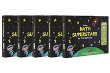 CocoMoco Kids Math Superstars My First Math Game for Kids, Set of 5 Maths Toys for 3-8 Year olds, Return Gifts for Kids Birthday Party