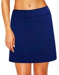 Jhsnjnr Women's Athletic Skorts Lightweight Active Skirts with Shorts Pockets Golf Tennis Workout Sports Royal Blue