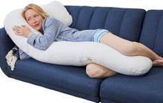 Eli & Elm Ultra Comfort Memory Foam Pregnancy Body Pillow, Unparalleled Comfort for Mom and The Bump with Unique Ergonomic Design