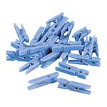 Fun Express 48 Piece Baby Shower Clothespin Game, Blue