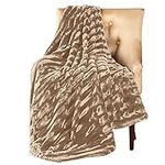 Collections Etc Striped Faux Mink F