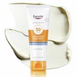Eucerin Sensitive Protect Face Sun Cream SPF 50+ 50ml, Sun Protection Face Cream for Dry and Sensitive Skin, High UVA/UVB Defence, Water-Resistant Sunscreen with Glycyrrhetinic Acid