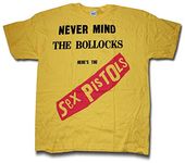 RockWaresUSA The Sex Pistols Yellow 'Nevermind The Bollocks' T-Shirt (2X)