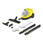 Kärcher Steam Cleaner SC 4 EasyFix, steam pressure: 3.5 bar, heating time: 4 min, power: 2000 W, surface power: 100 m², 2-tank system: 0.5 l+0.8 l, with floor cleaning set EasyFix, nozzles and covers