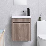 USBATHJOY 16" Bathroom Vanity W/Sin