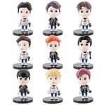 Kawaii Kart | Exoplanet Exo Dolls Collectibles Exo Figures - Set of 9 | Exo Merchandise for Exo-L and Kpop Lovers (Size - 8 cm)