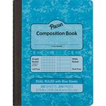 Pacon Corporation - Blue Page Dual Ruled Composition Bk