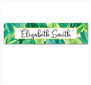 ExcelMark 2” X 8” Floral Designer Name Plate (Style 9)