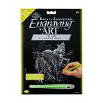 Royal & Langnickel Silver Engraving Art A4 Size Mare and Foal Designed Painting Set