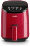 COSORI Air Fryer 2.1 Qt, 4-in-1 Small Mini Airfryer, Bake, Roast, Reheat, 97% Less Oil, Compact & Quiet, Nonstick & Dishwasher Safe Basket, 30 In-App Recipes with Nutrition Facts, Auto-Shut Off, Red