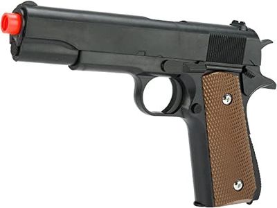 Evike Airsoft - ASP Full Size Spring Powered GI Style Airsoft 1911 Airsoft Pistol