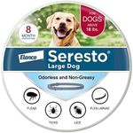 Seresto Flea and Tick Collar for Dogs, 8-Month Tick and Flea Control for Dogs Over 18 lbs