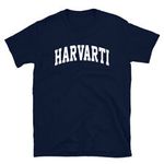 Havarti Danish Cow Milk Cheese College Parody Short-Sleeve Unisex T-Shirt