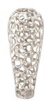 Deco 79 37664 Aluminium Decorative Vase 10" W, 25" H -