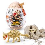 ROBO ALIVE Dino Fossil Find - Ankylosaurus By Zuru Excavate Dinosaur Fossils Digging Kit Collectible Toy With Slime, Multi-Color, (7156E), Kid