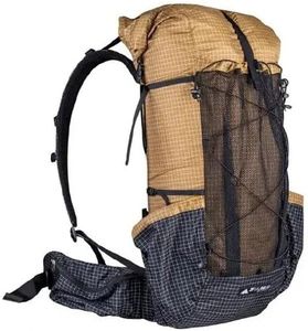 Acqorad 3F UL GEAR QiDian Pro UL 46+10L Backpack Outdoor Climbing Bag Camping Hiking Bags UHMWPE Ultralight, khaki, Einheitsgröße, Lightweight