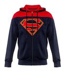 Superman Premium Hoodie for Men (Size: S) Red, Blue