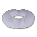 Donut Seat Cushion Pillow Memory Foam – Contoured & Premium Comfort Cushion for Hemorrhoids, Prostate, Pregnancy, Post Natal Sciatica Coccyx Pain Relief, Surgery & Relieves Tailbone Pressure Dr Flink