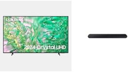 Samsung DU8070 Crystal UHD 4K 55" Smart TV UE55DU8070UXXU (2024) S60D 5.0ch Lifestyle All-in-one Soundbar