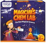 HOTKEI Magicians Chem Lab Educational Science Magic Experiment Kit Toys Games for Kids Boy Girl Age 6 7 8 9 10 12 Year Scientific Magic Tricks Kit Project Toy Birthday Gifts for Boys Girls Science Kit