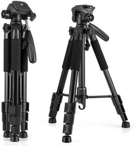 GIFTMAX F-550 Professional Travel DSLR Camera Cell Phone Video Photography Heavy Duty 120 cm Tall Camera Tripod Stand