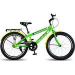 Vaux Excel 24t Cycle for Boys & Girls with V-Brakes, MTB Cycle with Steel Frame, Alloy Rims,24x2.40inch Ralson Tyre, Bicycle for Boys 10 to 15 Years (Classic, Neon)