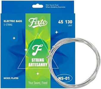Fixto 5 String Electric Bass Guitar Strings 45-130 Gauge