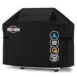 Grillman Premium BBQ Grill Cover, Heavy-Duty Gas Grill Cover for Weber Genesis, Weber Spirit, Char Broil etc. Rip-Proof & Waterproof (64" L x 24" W x 48" H, Black)