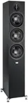 ELAC Debut 3.0 DF63-BK Floorstanding Speaker, Black Ash (Each) - 1” Aluminum Dome Tweeter, 6.5” Aramid Fiber Midrange & Dual 6.5” Aramid Fiber Woofers - 3-Way Bass Reflex - 31Hz to 38KHz Response