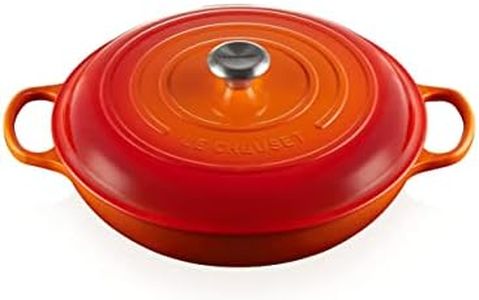 Le Creuset Enameled Cast Iron Signature Braiser, 5 qt, Flame
