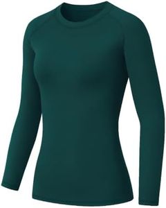 Leapstride Long Sleeve Workout Tops for Women Compression Athletic Shirts