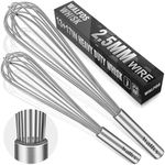 Walfos Whisks Large Whisk Set of 2,