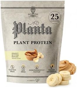 Ambrosia Plant Based Protein Powder 20g | Clean Vegan Pea Protein Powder | Gluten & Dairy Free, Keto Friendly, No Added Sugar | 25 Servings | Peanut Butter Banana