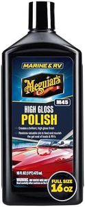 Meguiar's Boat High Gloss Polish - Boat Polishing Compound - Removes Scratches and Stains - Gives High Gloss Protection - Restores Color - Boat Supplies and Accessories - 473 ml
