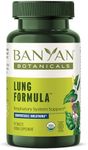 Banyan Botanicals Lung Formula – Organic Respiratory Support for Lung Health – Plant-Based Blend with Licorice, Tulsi Leaf, and Other Lung Health Herbs – 90 Tablets – Non GMO Sustainably Sourced Vegan