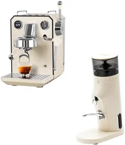 Gemilai Espresso Machine & Electric Coffee Grinder Bundle for Cappuccino, Latte