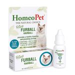 HomeoPet Feline Furball, Safe and Natural Hairball Medicine for Cats, Natural Pet Medicine, 15 Milliliters