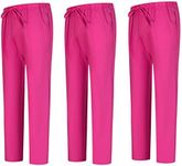 MISEMIYA - Set of 3 - Uniforms Medical Scrub Pants Unisex – Hospital Uniform Trousers - Ref.8312 - Small, Fucisa 68