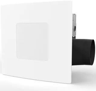 BREEZE EASY Bathroom Exhaust Fan with 5-CCT Dimmable LED Light, 110 CFM, Quiet 1.2 Sones, TrimSet No-Screw Roomside Installation, Energy Star, BEL110