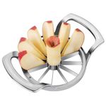 SAVORLIVING Apple Slicer Upgraded Version 12-Blade Extra Large Apple Corer, Stainless Steel Ultra-Sharp Apple Cutter, Pitter, Divider for Up to 4 Inches Apples (Update)