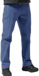 FREE SOLDIER Men's Outdoor Softshell Fleece Lined Cargo Pants Snow Ski Hiking Pants with Belt (Blue 42W/30L)