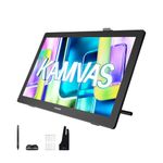 HUION Kamvas 22 (Gen 3) Drawing Tablet with Screen, 2.5K QHD 21.5" 90Hz Graphic Tablet, PenTech 4.0 16384 Pen Pressure 99% Adobe RGB ΔE<1.2, Ideal for Illustration Digital Art Design Animation Gaming